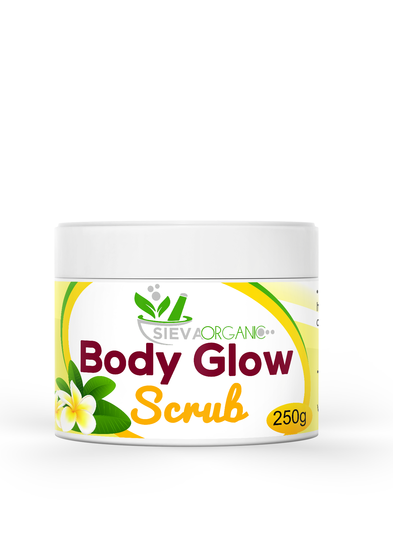 Body Glow Scrub Sieva Organic Shop
